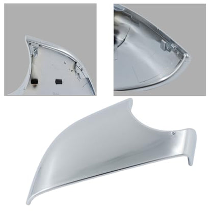 fit For Tesla Model 3 Front Wing Mirror Cover Holder Lower Tray 2017-2025，chrome matte Right Passenger Side Mirror Bottom Cover Replacement for Tesla Model 3 Wing Repair(right） - size: Model 3 Rihgt Side Chrome
