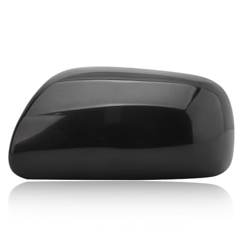 Left Primed Black Front Door Wing Side Rearview Mirror Cover Cap Casing Housing For Toyota Yaris 2006 2007 2008 2009 2010 2011 Driver Side - size: Left Driver Side