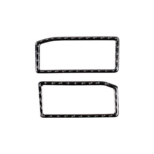 NVCNX Car Dashboard Defogging Air Vent Frame Cover Decal Compatible with Lexus IS250 2014 2015 / IS200t 2016 2017 / IS300 2016-2020 / IS350 2014-2020 Carbon Fiber Interior Trim Accessories Black - color: Air Vent - a