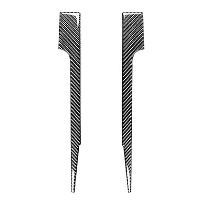 Real Soft Carbon Fiber Car Accessories Central Console Instrument Side Strips Interior Trim Stickers Compatible with Ford Mustang GT Shelby 2005 2006 2007 2008 2009 - color: Console Strips-black