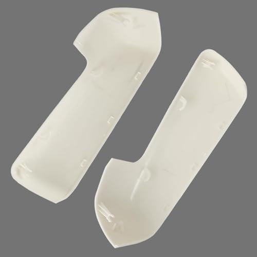 Mirror Cover Caps Compatible with GMC 2019-2025 Chevy Silverado 1500 and GMC Sierra 1500 Accessories (White) - color: White