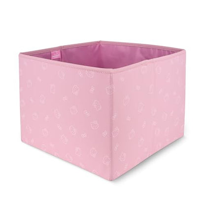 Sanrio Hello Kitty Car Trunk Organizer and Storage Bin - Collapsible Simple Compartment Convenient Heavy Duty, Fold Up for Easy Storage Box, Automotive Seat Cargo Groceries Tools - 12.5L x 12.5W x 9H - style: Organizer Hello Kitty