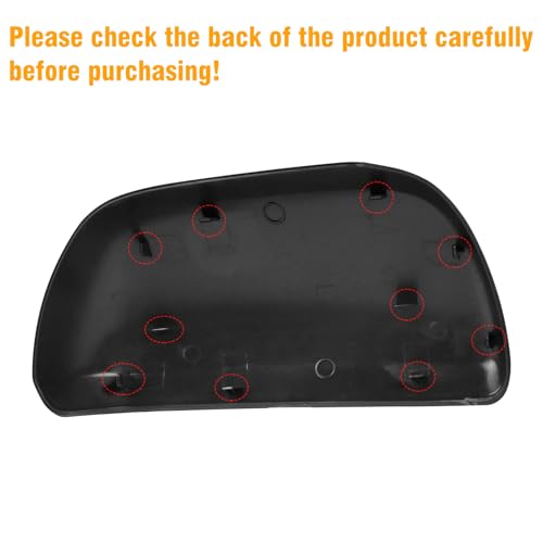 Moonlinks Compatible with 2012 2013 2014 2015 2016 2017 2018 2019 2020 Toyota Sienna Left Driver Side Mirror Cover Replacement, Blue Left Side Clip-on Mirror Cap Replaces for 87945-08021-J0 - color: Left Blue