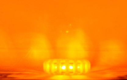 RPF16LM6 CASE OF 6 AMBER RECHARGEABLE 9-FUNCTIONS PORTABLE 16 LED POWER FLARE POWER-MARKERS ROADSIDE EMERGENCY MAGNETIC - color: AMBER