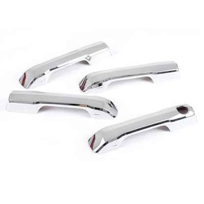 Car AccessoriesExterior Side Door Handles Cover Trime Without Smart Keyhole Compatible with Toyota Tundra/Sequoia 2026 2025 2024 2023 2022 (Chrome) 4PCS ABS - color: Chrome