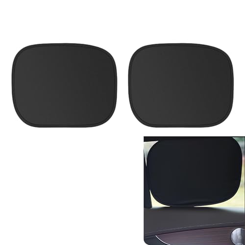 Car Side Window Sun Shades, 2 PCS Window Sunshades Privacy Curtains, Sun Glare and UV Rays Protection, Block Light for Breastfeeding, Taking a nap, Changing Clothes, Camping (Rear Window) - size: 2 PCS #Rear Window