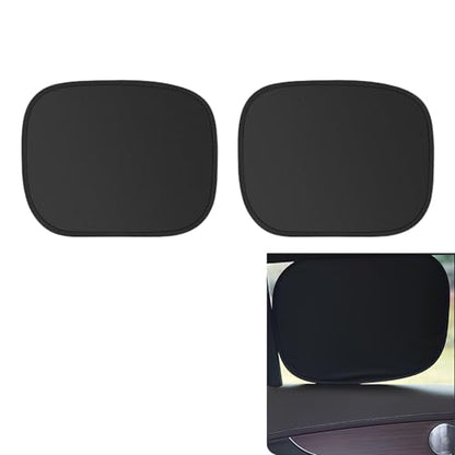 Car Side Window Sun Shades, 2 PCS Window Sunshades Privacy Curtains, Sun Glare and UV Rays Protection, Block Light for Breastfeeding, Taking a nap, Changing Clothes, Camping (Rear Window) - size: 2 PCS #Rear Window