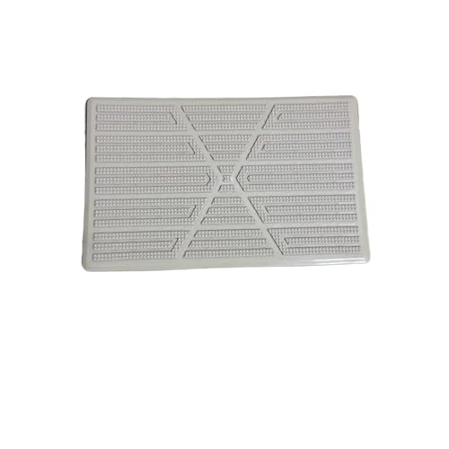 All-Weather Car Floor Mats 1*Car Floor Pad PVC Pedal Plate Skid Heel Scuff Car Mat Non-Slip Carpet Patch 23×15cm Mats Car Floor Mats(Brown) - color: Brown
