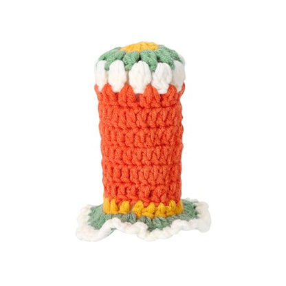 Crochet Shift Knob Cover, Universal Handmade Sunflower Boho Car Accessories for Women, Soft Shift Boots Knobs Cover Automotive Interior Fits Car Truck SUV (19#SC) - color: 19#SC