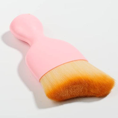 AOCISKA Car Interior Detailing Brush,Soft Bristle Cleaning Brush Car Detailing Brush Dusting Brush,Car Interior Cleaning Tool,Auto Detail Brush Car Dash Duster Brush (Pink with Cap) - color: Pink With Cap