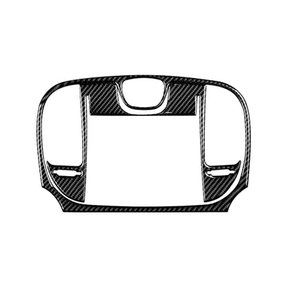 Car Central Console Navigation Screen Air Outlet Vent Decals for 2015-2023 Chrysler 300 / 300C / 300S / Limited/Touring Accessories Carbon Fiber Stickers - color: Center Air Outlet, 2015-2023