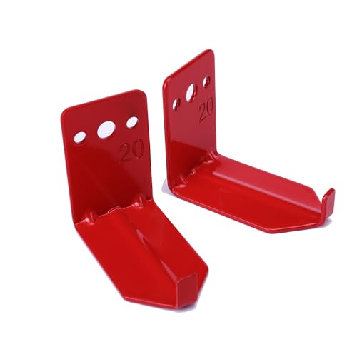 Fire Extinguisher Mount Wall Hook Bracket for Holding up to 20 lbs Extinguishers, Suited for Large and Small Dry Chemical and Water Extinguishers - size: 2 Brackets
