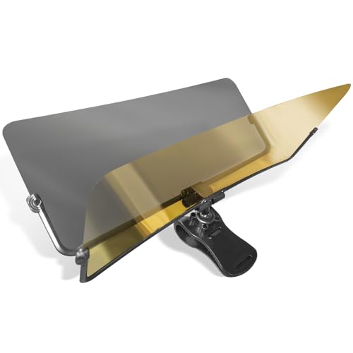Sun Visor Extender for Cars, 2 in 1 Day and Night Universal Sun Visor Extender for Car Easy to Install, UV400 Anti-Glare Protects from Glare, UV Rays, Snow Blindness for Safe Driving - size: Sun Visor for Car-Day and Night