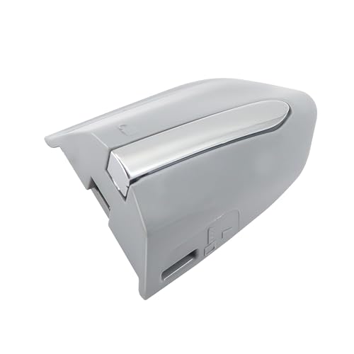 Front Exterior Driver Door Handle Lock Bezel Cover Cap,Door Handle Cap Fits for Ford Fusion 2013-2020 Ford Edge 2015-2020 Replace DS7Z-54218A15-DC (Gray Chrome) - color: Gray, size: With Electroplating