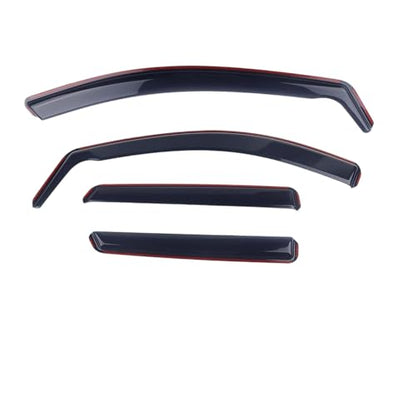 in-Channel Rain Guards 4-Piece Compatible with 2019-2025 Dodge RAM 2500 3500 Crew Cab Window Visors Side Window Deflectors Vent Visor Shield Shade - size: 2019-2025 Dodge RAM 2500/3500 Crew Cab