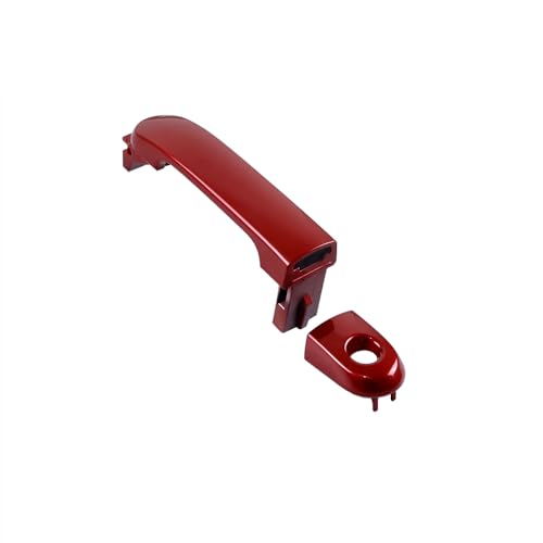Red 1 Lot 4 Doors Exterior Handle Door Outer Handle Compatible with Nissan Versa 2007-2012 - color: Red