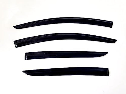4Pcs Window Visors Vent Deflectors for Dodge Charger 2011-2023 Rain Guards Shade - size: Charger 2011-2023