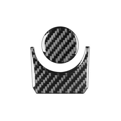 NVCNX Real Premium Carbon Fiber for Toyota Tundra 2022-2026 / Sequoia 2023-2026 2024 2025 Car Center Console Drive Mode Knob Cover Interior Trim Accessories Thick Overlay Sticker Decal 2PCs - color: Center Console Drive Mode Knob Trim
