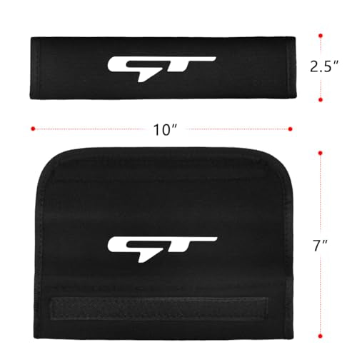 2PCS Seat Belt Covers Compatible with Kia K3 Forte Cerato 2021-2024 GT Car Accessories, Seatbelt Shoulder Strap Pads Safety Belt Cushions Protective Sleeves - color: Seat Covers-GT
