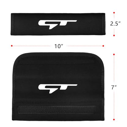 2PCS Seat Belt Covers Compatible with Kia K3 Forte Cerato 2021-2024 GT Car Accessories, Seatbelt Shoulder Strap Pads Safety Belt Cushions Protective Sleeves - color: Seat Covers-GT