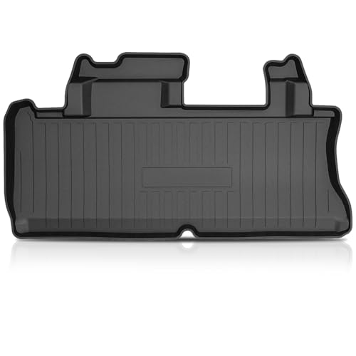 KUST Cargo Liner for Toyota Sienna 2021-2025 (with Spare Tire), Rear Trunk Cargo Mat All Weather Protection TPE Rubber Raised Edge - size: For 2021-2025 Sienna | Trunk Mat