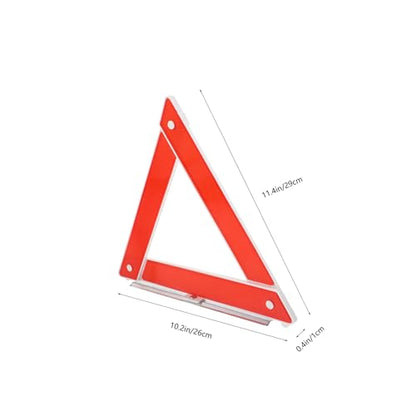 Holibanna Triangle Warning Sign for Car Portable Emergency Reflective Safety Triangle Roadside Alert Tool Design for Roadside Safety