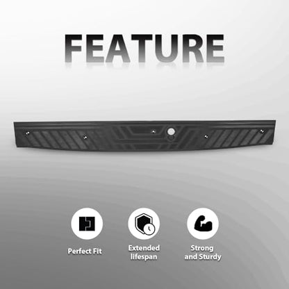 GRAND ORANGE Rear Sill Plate, Compatible with Ford Transit 150 250 350 2015-2023 Cargo Van, CK41-B40352-C Black Rear Door Step Pad Accessories - size: Fit Ford Transit 150 250 350 Cargo Van 2015-2023