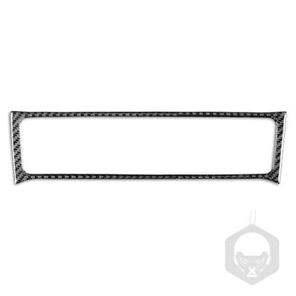 1pc Real Soft Carbon Fiber Car Dashboard Central Air A/C Vent Outlet Side Frame Trim Sticker Compatible with Ford Mustang GT/Shelby 2009 2010 2011 2012 2013 2014 Auto Interior Accessories Black - color: Central Ac Vent