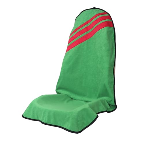 Waterproof Car Seat Cover Towel, Non-Slip Sweat Proof Car Seat Protector, Universal Fit for SUVs, Trucks, Jeeps Post Workout/Gym/Beach Front Seat Cover, Washable, for Sweaty Athletes (Grass Green) - color: Green