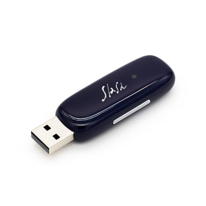 Slash4 Hi-Fi Bluetooth DAC & Headphone Amp ESS Quad DAC ES9219, LDAC/aptX Adaptive, Optical Output, Upgrades Car/Home Audio to High-Res Studio Quality, Wireless Connectivity, USB Powered, Metal Navy
