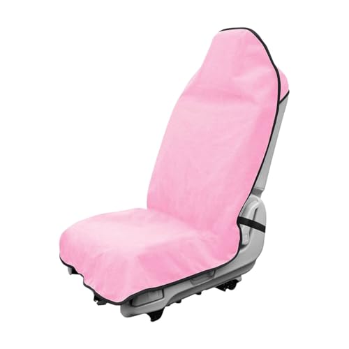 DXNQ Waterproof Car Towel Seat Cover, Sweating Non-Slip Premium Towel Carseat Cover Protector, Universal Soft Machine Washable Car Truck SUV Front Seat Cover for Gym Workout Beach Hiking (Pink) - color: Pink, 1pc, Front