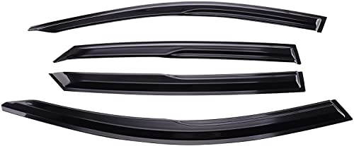 Window Visors Rain Guards Deflector 4 Piece Set for 2017-2020 Hyundai Elantra 94408 - size: 2017-2020 Hyundai Elantra