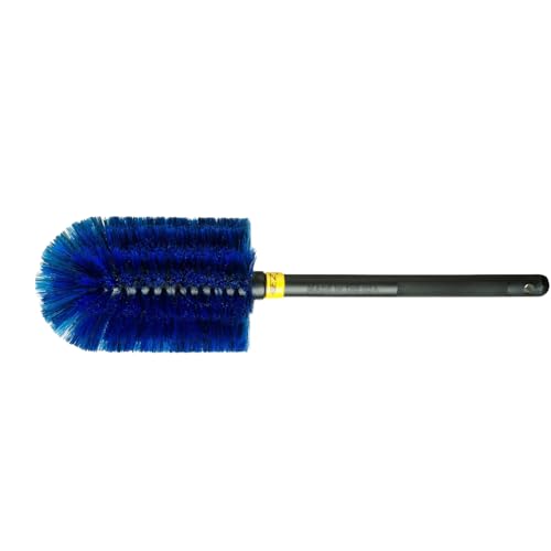 EZ Detail Go Brush for Cars | Flexible Wheel, Tire, and Engine Detailing Brush | Chemical-Resistant Bristles | Fits EZ Detail Brush System, Wheel Wells, and Aros
