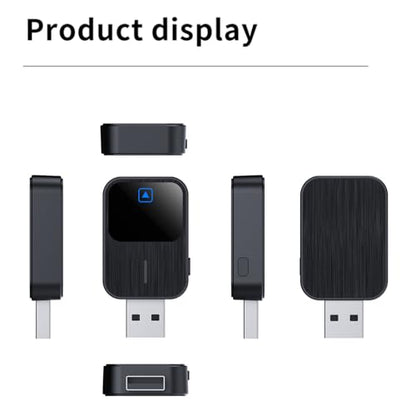 Sehawei 2-in-1 Wireless CarPlay/Android Car Adapter 2025 Upgrade Wired CarPlay to Wireless Mini USB & Reset Button Design for Cars Built-in CarPlay/Android Car