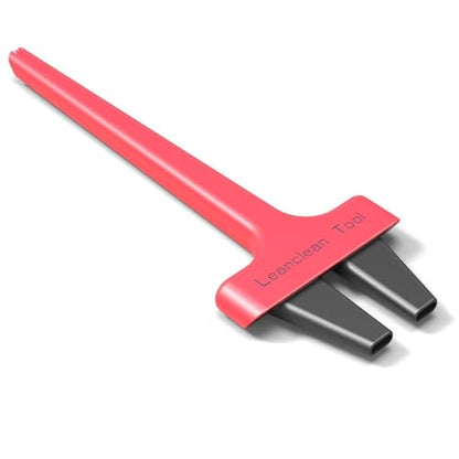 Vacuum Detail Attachment Tool | All-in-One Deepcleaning Crevice Cleaner/ Ice Scraper | The Best Car Accessories & Essentials | Wet & Dry Car Detailing Kit | Truck, Auto, & RV Cleaning Supplies (Red) - color: Red