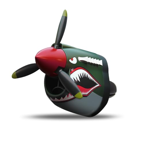 2026 New P-40 Warhawk Car Air Freshener,P-40 Fighter Car Vent Clips with Spinning Propeller for Reducing Odors,Universal Air Vent Decorations for Cars as Gift for Men & Pilots (P-40 Fighter Plane) - color: P-40 Fighter Plane