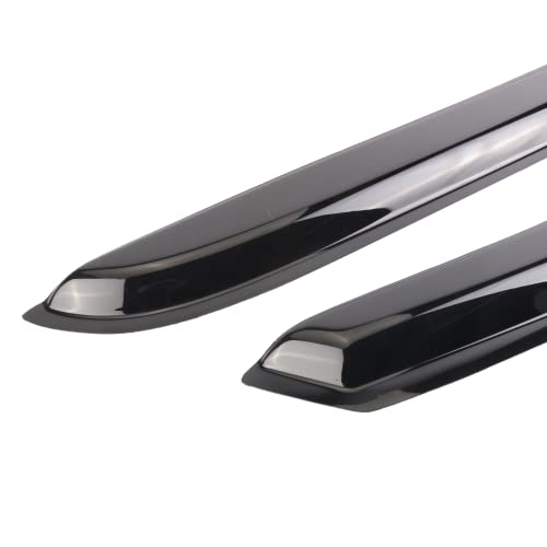 Window Visors Deflectors Tape-On for Trucks 2009-2014 DOD-ge RAM 1500/2500/3500, Rain Guards, Window Visors for Cars, Vent Shade Guard 4 pcs Window Deflectors - size: 2009-2018 Dodge Ram 1500/2500/3500 Crew Cab