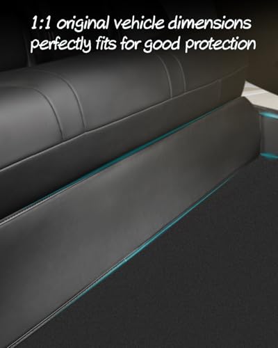 Model Y Juniper 2026 Rear Seat Under Protector Pads,2nd Row Seat Lower Protector Anti-dust Pads Compatible with Tesla 2026 Model Y Juniper (Rear Seat Under Protector)