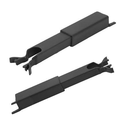 Rear View Mirror Wiring Cover, 2Pcs ABS Plastic Replacement with Impact for 1999-2007, OE# 15195146, Black Interior Mirror Wire Harness Cover Trim - size: 2 pcs