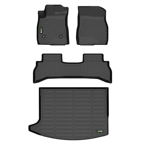 HAFIDI® Floor Mats & Cargo Liner Set Fit for 2020-2025 2026 Buick Encore GX FWD (Only Fit Cargo in Upper Deck Position) All Weather TPE Anti-Slip Car Full Set Floor Liners Custom Accessories - Black - style: 2) For Encore GX FWD 2020-2026 Full Set