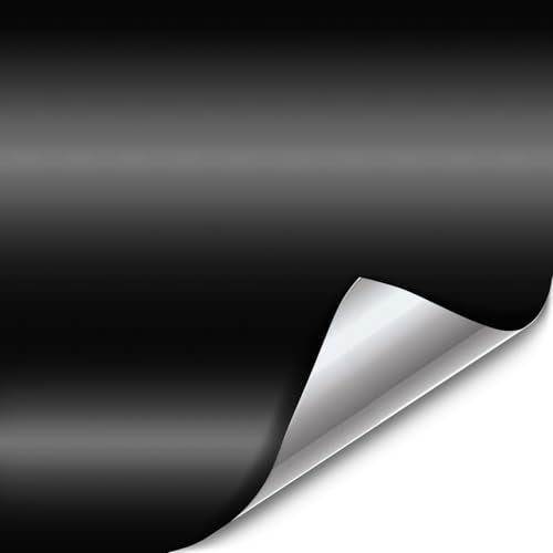 VViViD+ Ultra Matte Deep Black Vinyl Car Wrap Roll with Nano Air Release (1ft x 5ft) - size: 1ft x 5ft