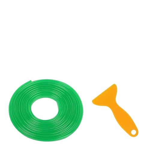 Wuyaoyao 5M/16.4Ft Car Interior Molding Strips, Automotive Interior Decorative Molding Line Trim Strip, Aesthetic Vehicle Door Panel Dashboard DIY Flexible Strip with Installing Tool (Green) - color: Green