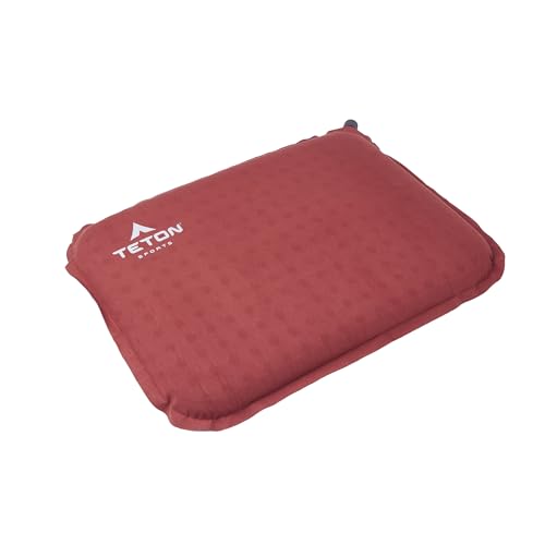 Teton Camping Seat Cushion; Stadium Seat; Office Chair; Car Pad; Inflatable, Redwood - color: Redwood