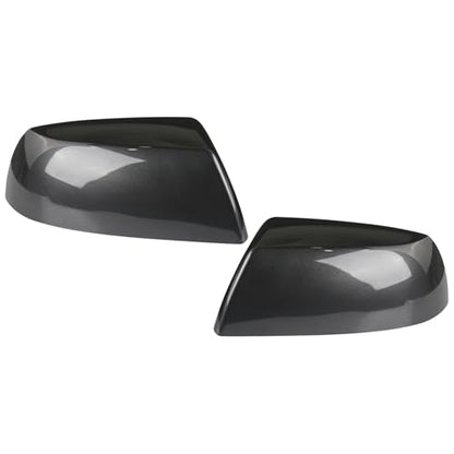 Osompar Gray Outer Rear View Mirror Cover Cap Front Driver Passeger Side for Toyota Tundra 2007-2021 Toyota Sequoia - color: Gray