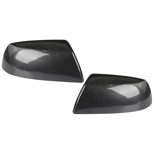 Osompar Gray Outer Rear View Mirror Cover Cap Front Driver Passeger Side for Toyota Tundra 2007-2021 Toyota Sequoia - color: Gray