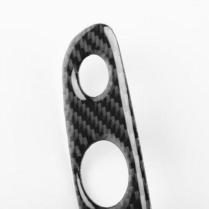 Black Carbon Fiber Compatible with Chevrolet/Chevy Malibu 2016 2017 2018 2019 2020 2021 2022 2023 2024 2025 Accessories Car Headlight Switch Dome Lamp Switch Cover Interior Trim Decal -B - color: Headlight Switch -B