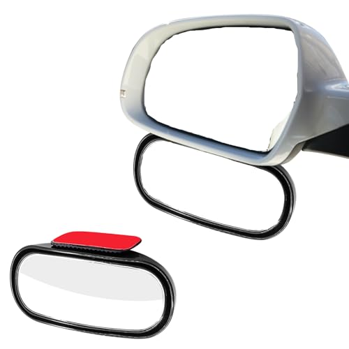 Blind Spot Mirror Adjustable 360 Degree Car Side Mirror, HD Glass Rear View Exterior Accessories Frame Thickness Less than 5MM for Car SUV (ellipses) - style: ellipses