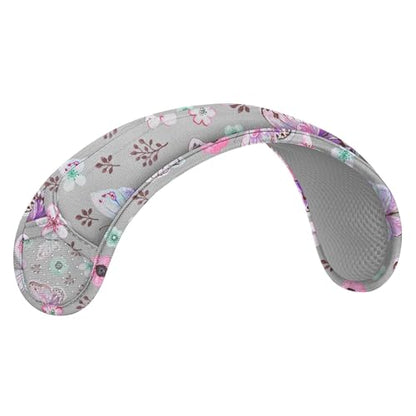 ZINZ Ultra Thick & Breathable Universal Shoulder Pad Cushion for Bag - Long & Comfort - color: Butterfly