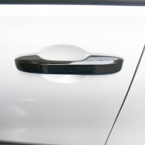 ZiWen Gloss Black Sport Door Handle Cover Trim for Honda Accord CR-V HR-V 2023-2026 Civic Integra 2022-2026 (with 2 Keyless Holes, Gloss Black) - color: Gloss Black