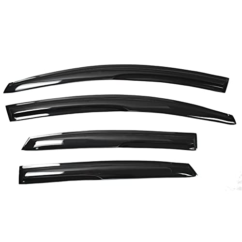 labwork Black 4 Pieces Window Visors Shade Sun Rain Wind Guards Outside Replacement for Sentra 2013-2019
